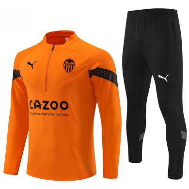 Sudadera entrenamiento FC Valencia 22/23 Niño Naranja