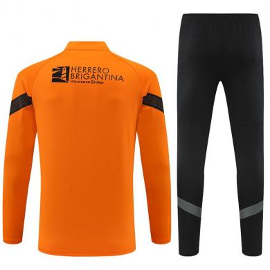 Sudadera entrenamiento FC Valencia 22/23 Niño Naranja