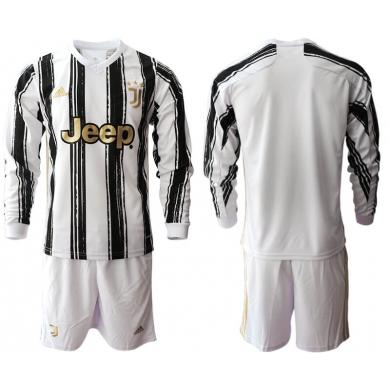 Primera Equipacion Camiseta Juventus Manga Larga 2020/2021