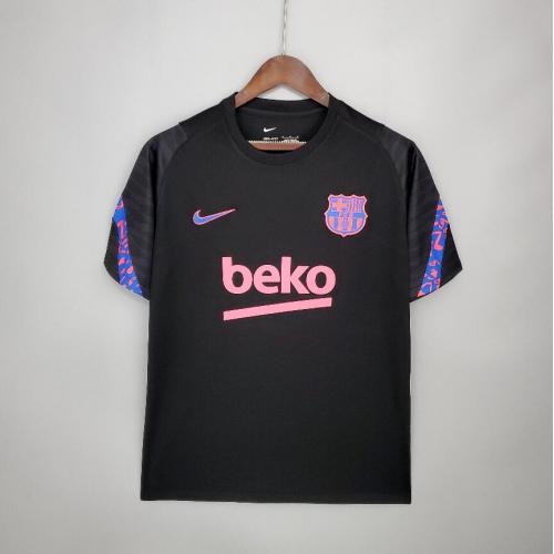 Camiseta Barcelona Entrenamiento 21 22 Negro