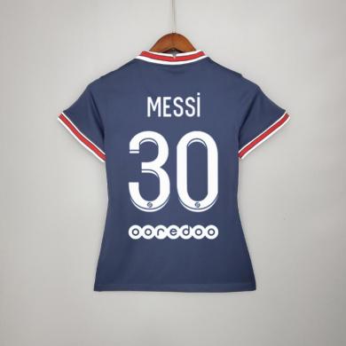 Camiseta De Messi En El PSG Primera Equipación 2021-2022 Mujer