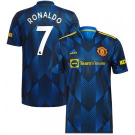 Camiseta Ronaldo 7 Manchester United Tercera Equipación 2021/2022 Niño