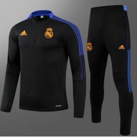 Chaquetas Entrenamiento FC Real M adrid 2021 Negro