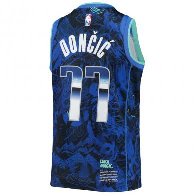 Camiseta Dallas Mavericks Luka Doncic Blue Select Series MVP Swingman