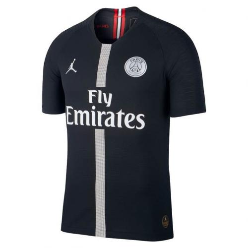 Culpa Invalidez Muelle del puente PSG X Air Jordan Black Soccer Jersey 2018-2019