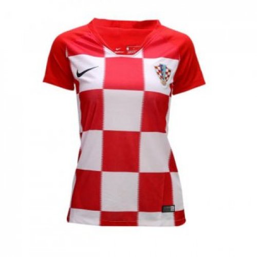 Alrededores toque callejón Croacia Copa Mundial 1ª CAMISETAS DE FÚTBOL 2018 Mujer