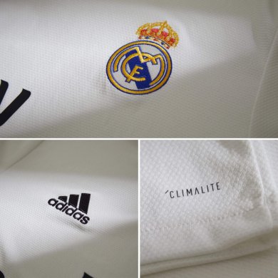 Camiseta de la 1ª equipación del Real Madrid 2018-19 de manga larga para niños