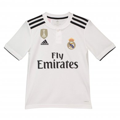 Camiseta de la 1ª equipación del Real M adrid 2018-19 para niños