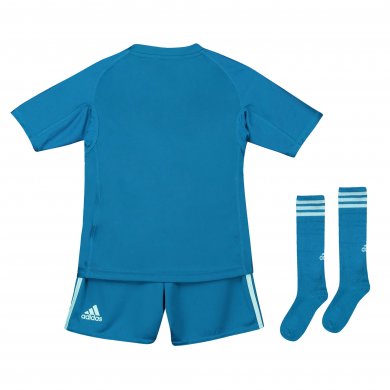 Conjunto mini 2ª equipación de portero del Real Madrid 2018-19 NIÑO