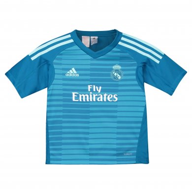 Conjunto mini 2ª equipación de portero del Real M adrid 2018-19 NIÑO