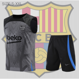 Camiseta De Fútbol Sin Mangas b-arcelona 22/23 + Pantalones