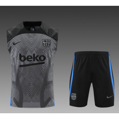 Camiseta De Fútbol Sin Mangas b-arcelona 22/23 + Pantalones