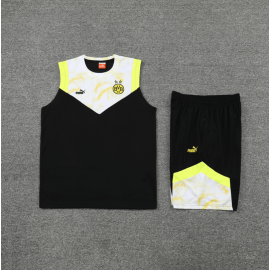 Camiseta De Fútbol Sin Mangas Borussia Dortmund Pre-Match 22/23 + Pantalones