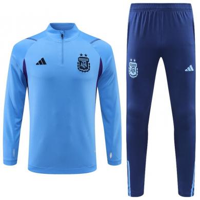 Sudadera Entrenamiento FC Argentina Azul Claro 22/23 Niño