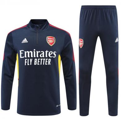 Sudadera Entrenamiento FC Arsenal Azul Precioso 22/23 Niño