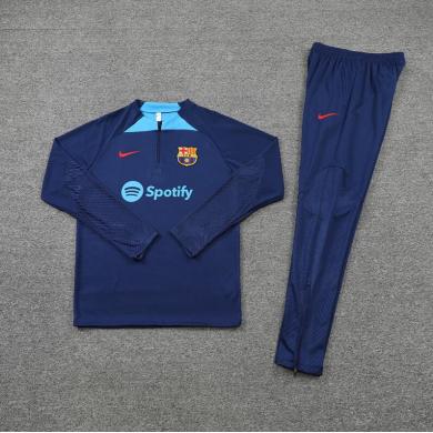 Sudadera Entrenamiento FC b-arcelona Azul Precioso 22/23