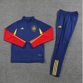 Sudadera Entrenamiento FC España Azul Real 22/23