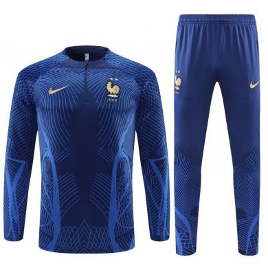 Sudadera Entrenamiento FC Francia Azul Real 22/23