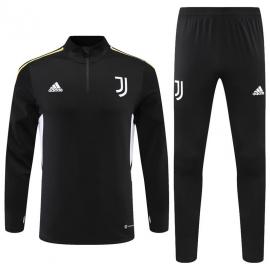 Sudadera Entrenamiento FC Juve Negro 22/23 Niño