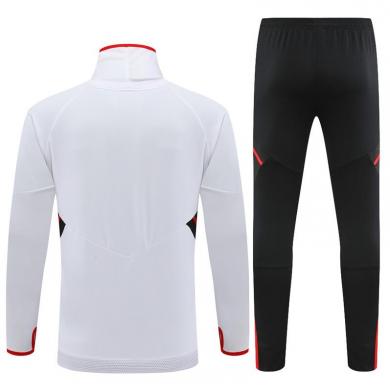 Sudadera Entrenamiento FC Bávaro Blanco Cuello Alto 22/23 Niño