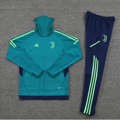 Sudadera Entrenamiento FC Juventus Verde 22/23 Niño