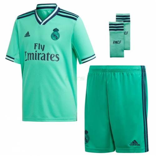 carro más azafata Camiseta Real Madrid 3ª Equipación 2019/2020 Niño Kit