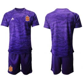 Camiseta España Portero en negro2020 Edición Copa De Europa Nino