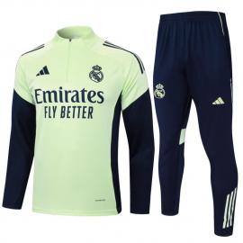 Chandals Real M adrid (Hombre/Niño) 25/26 Verde Claro + Pantalones