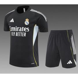Camiseta Real Madrid Negro (Hombre/Niño) 25/26