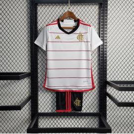 Camiseta Flamengo Segunda Equipación 23/24 Niño