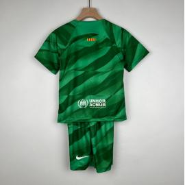 Camiseta Portero b-arcelona Verde 23/24 Niño