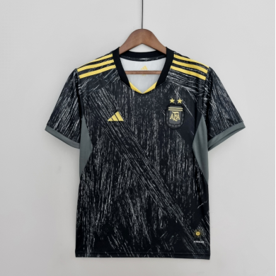 Camiseta Argentina Edición Conmemorativa 2022 Negra