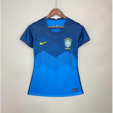 Camiseta Brasil Segunda Equipación Mujer 2020 2021