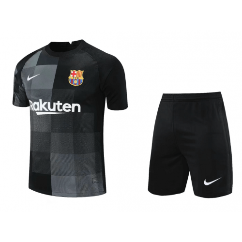 hierba Delgado cubrir Camiseta Portero Barcelona 2021-2022 Negro