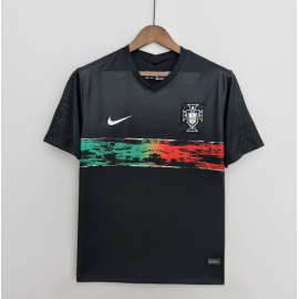 Camiseta Portugal 2022 Negra