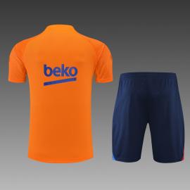 Camiseta 22/23 b-arcelona Entreno Equipacion Manga Corta Naranja