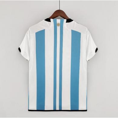 CAMISETA ARGENTINA PRIMERA EQUIPACIÓN Mundial Qatar 2022 3 Estrellas