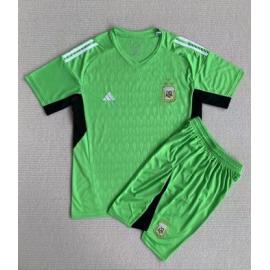 Camiseta Argentina 2023 Local Portero 3 Estrellas Niño