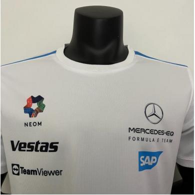 Camiseta Piloto Equipo Mercedes AMG 2023 - Blanco