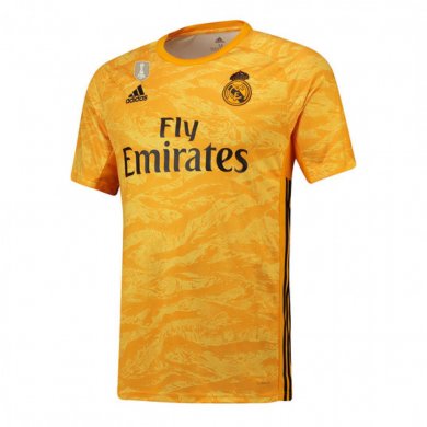 Camiseta De Portero Real M adrid 2019/2020 Amarillo