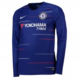 Camiseta Stadium de la equipación local del Chelsea 2018-19 de manga larga