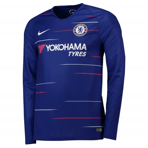 Camiseta la local del Chelsea 2018-19 de manga larga