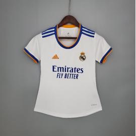 Camiseta Real M adrid Hombre Primera Equipación Blanca Mujer