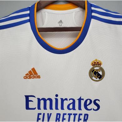 Camiseta Real M adrid Hombre Primera Equipación Blanca Mujer