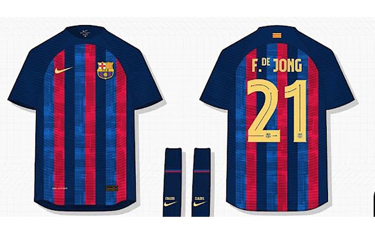 La primera imagen real de la equipación del Barça 2022-23