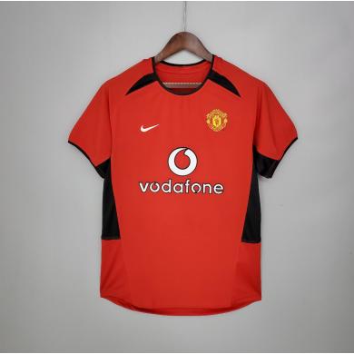 Camiseta Retro Manchester United Primera Equipación 02/04