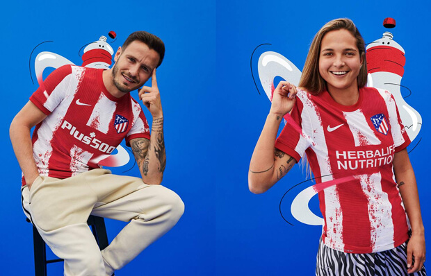 camiseta del Atletico Madrid 2019 2020 Home Kit